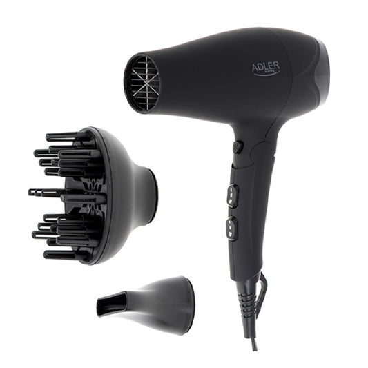 Adler | AD 2267 | Hair Dryer | 2100W | Foldable | Diffuser | Black