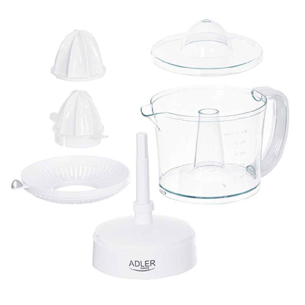 Adler | AD 4009 | Citrus Juicer | 40W | 1L | 2 Cones | White