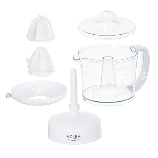 Adler | AD 4009 | Citrus Juicer | 40W | 1L | 2 Cones | White