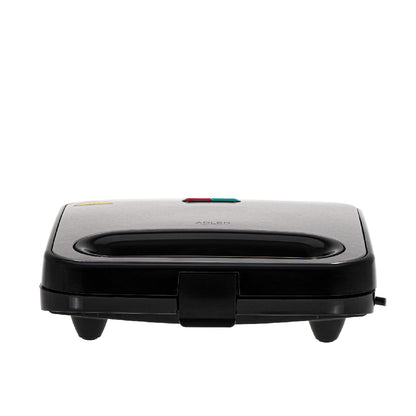 Adler | AD 3076 | Sandwich Maker | 1000W | 2 Sandwiches | Triangle | Black/Silver