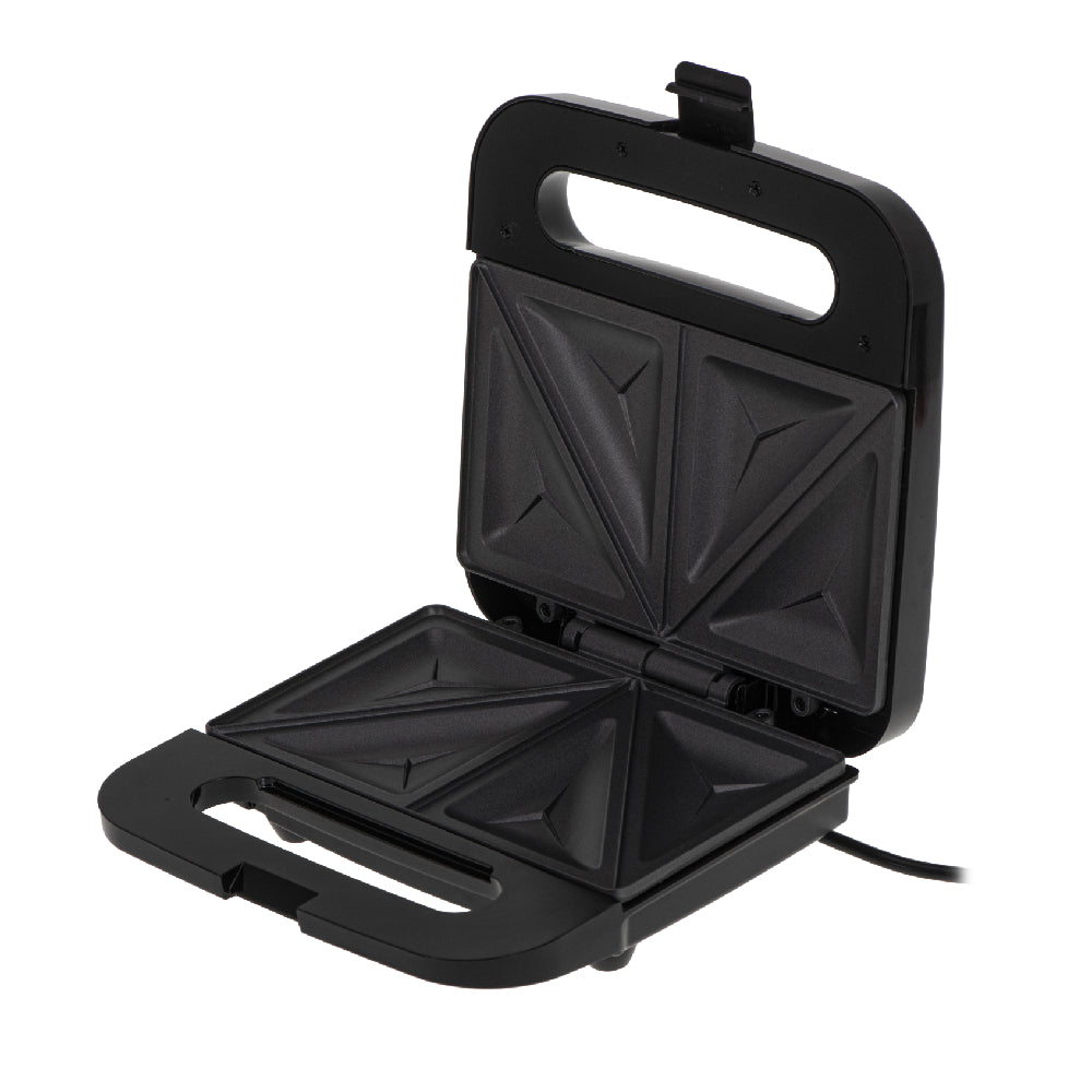 Adler | AD 3076 | Sandwich Maker | 1000W | 2 Sandwiches | Triangle | Black/Silver