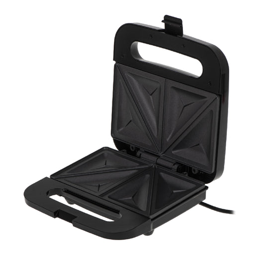 Adler | AD 3076 | Sandwich Maker | 1000W | 2 Sandwiches | Triangle | Black/Silver