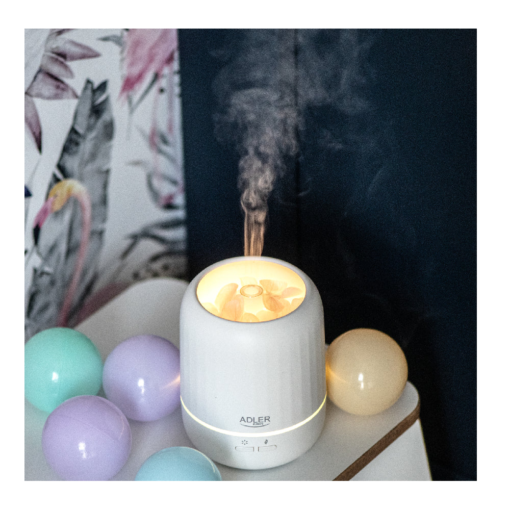 Adler | AD 7968 | Aromatherapy Diffuser/Humidifier | 5W | 100ml | RGB LED | White