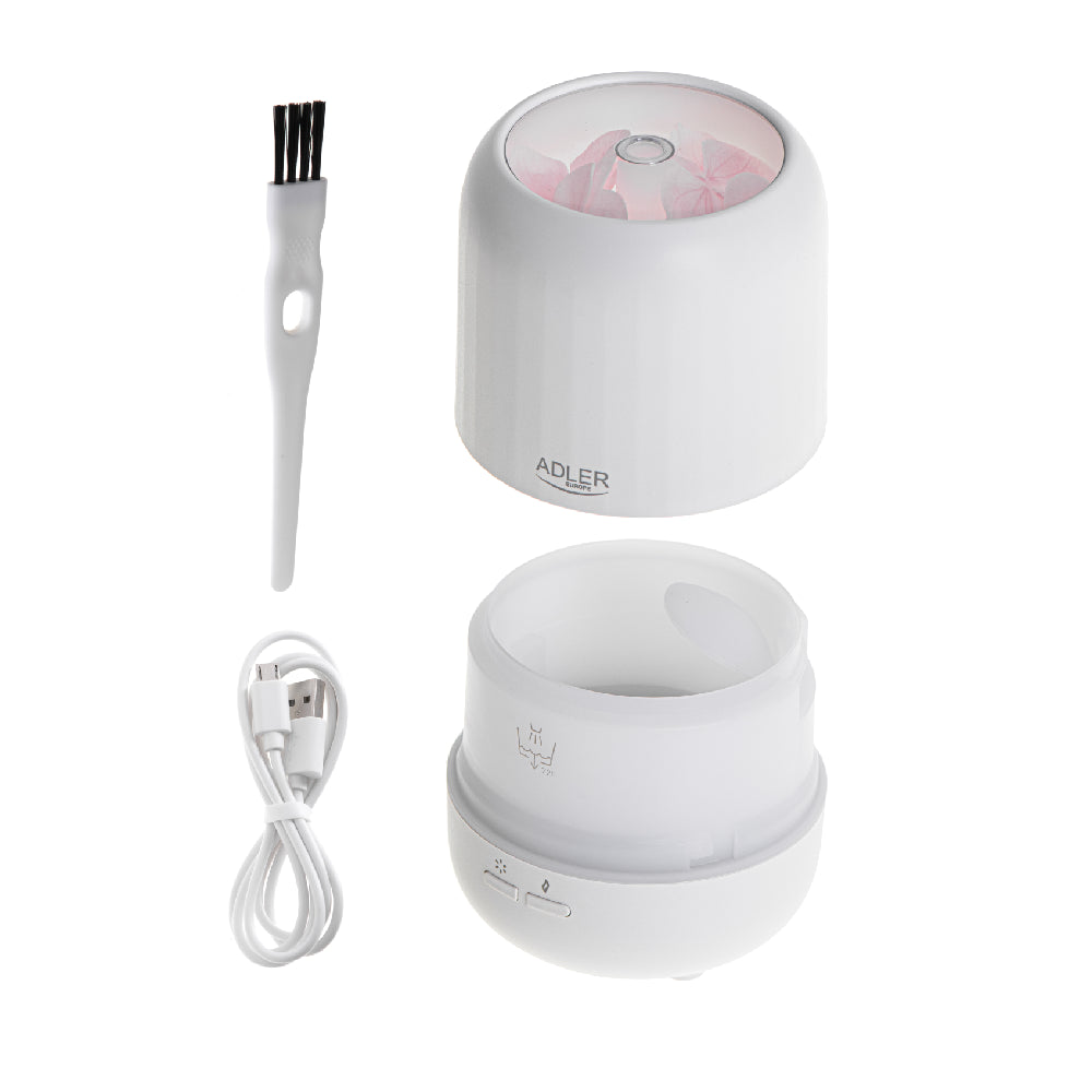 Adler | AD 7968 | Aromatherapy Diffuser/Humidifier | 5W | 100ml | RGB LED | White