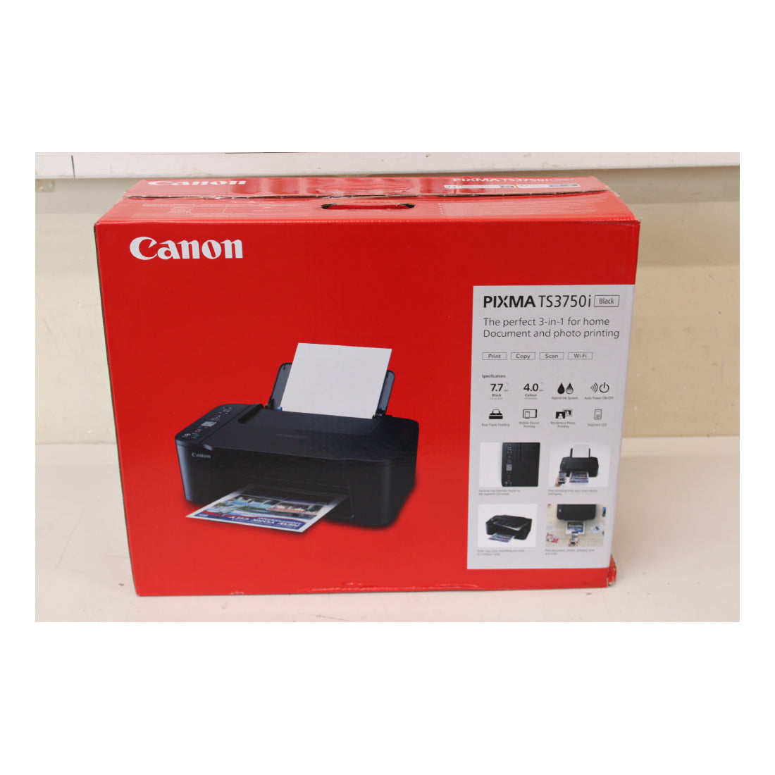 Canon | TS3750i | Tintenstrahldrucker | A4 | Farbe | 3-in-1 | Wi-Fi | BESCHÄDIGTE VERPACKUNG | OUTLET