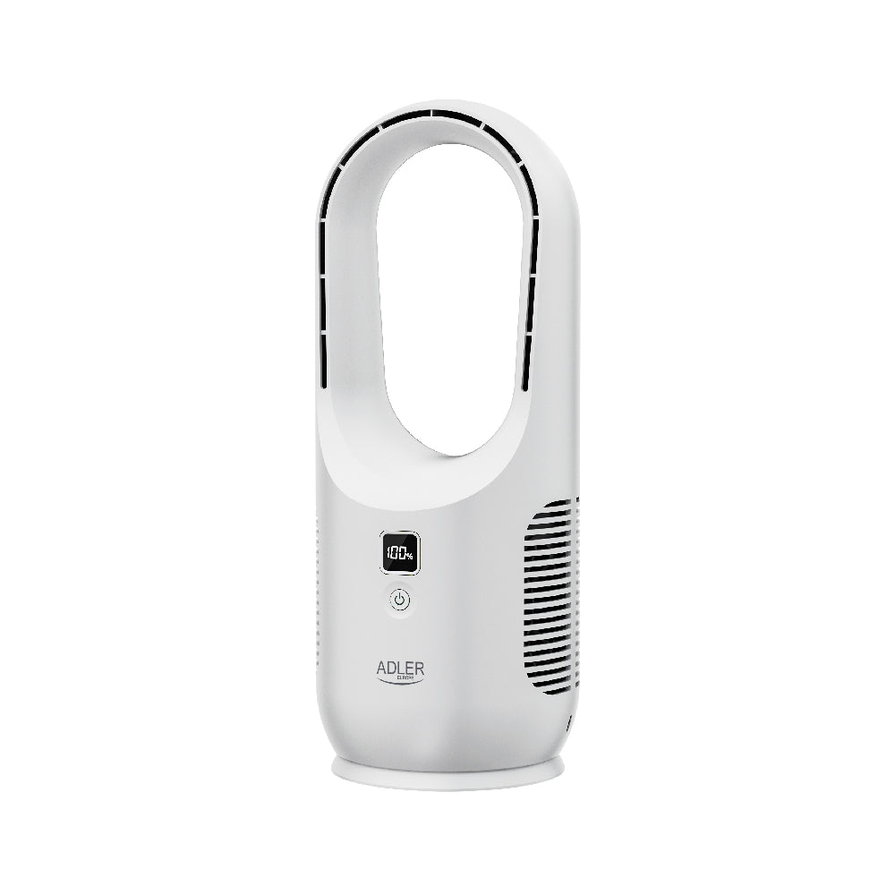 Adler | AD 7343 | Desk Fan | Bladeless | 3 speeds | White
