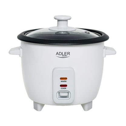 Adler | AD 6418 | Rice Cooker | 300W | 0.6L | White