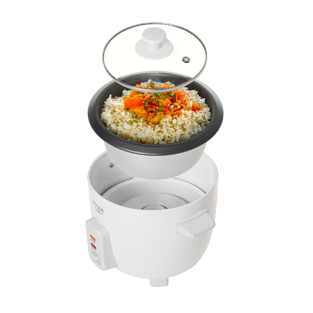 Adler | AD 6418 | Rice Cooker | 300W | 0.6L | White