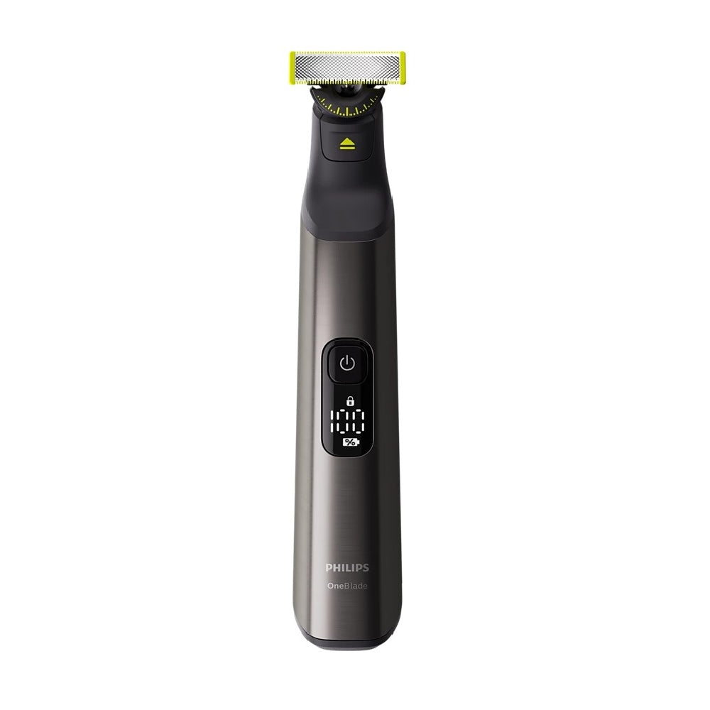 Philips | QP6552/15 OneBlade Pro 360 | Hair Trimmer for Face and Body | Cordless | Wet & Dry | 20 length steps | Chrome