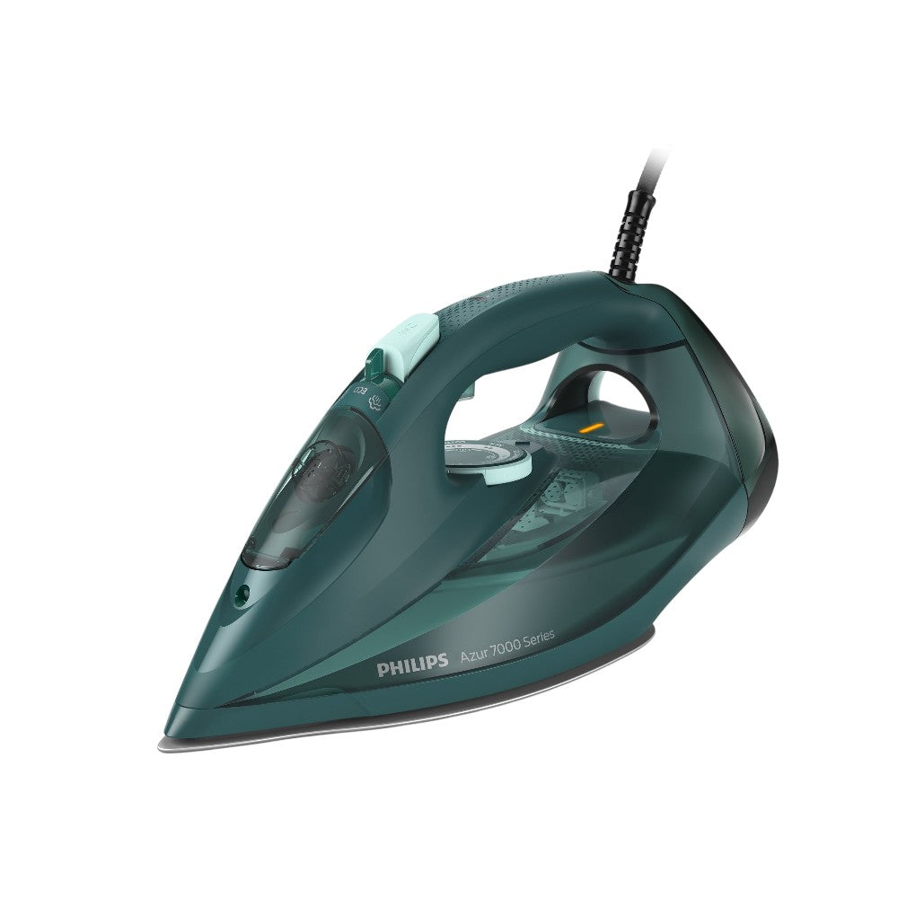 Philips | DST7050/70 | Steam Iron | Azur Series 7000 | 2800W | Continuous steam 50 g/min | Steam boost 250 g/min | Green