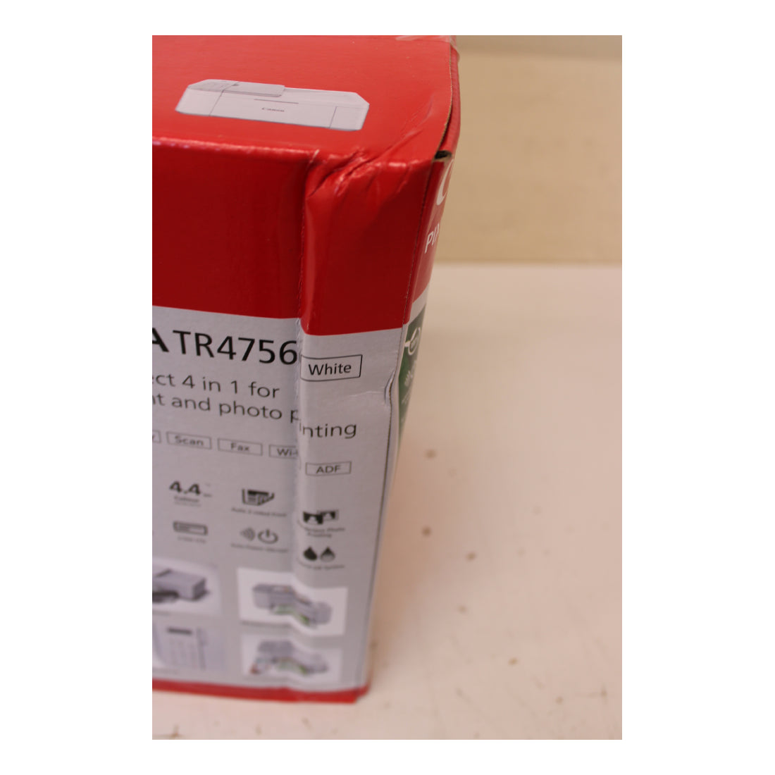 Canon | TR4756i | Inkjet Printer | A4 | Colour | 4-in-1 | Wi-Fi | White | DAMAGED PACKAGING | OUTLET