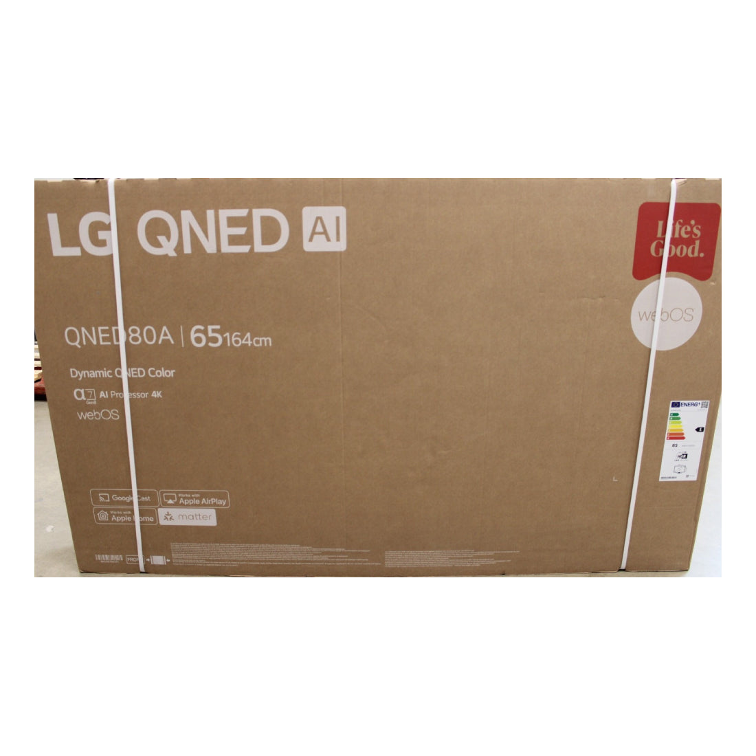 LG | 65QNED80A3A | 65" | QNED | 4K UHD | webOS | Smart TV | DAMAGED PACKAGING | OUTLET