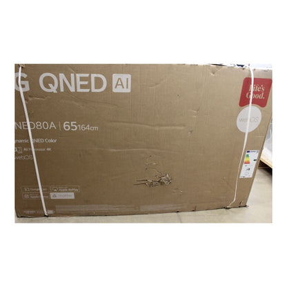 LG | 65QNED80A3A | 65" | QNED | 4K UHD | webOS | Smart TV | DAMAGED PACKAGING | OUTLET