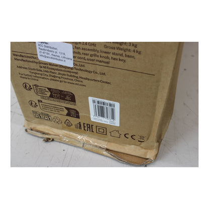 Xiaomi | Mi Smart Standing Fan 2 | Stand Fan | 15 W | Oscillation | White | DAMAGED PACKAGING | OUTLET