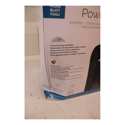 Fellowes | LX50 | Cross-Cut Shredder | P-4 | 17 L | Black | DAMAGED PACKAGING | OUTLET