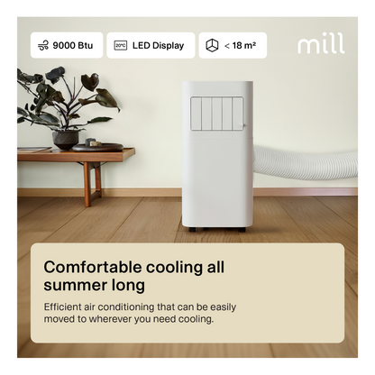 Mill | MPAC9000 | Portable Air Conditioner | 9000 BTU | White
