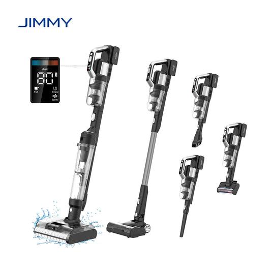 Jimmy | PW11 Pro Max-B | Cordless Vacuum Cleaner | Dry & Wet | 460 W | 21.6 V | 80 min | Black / Silver