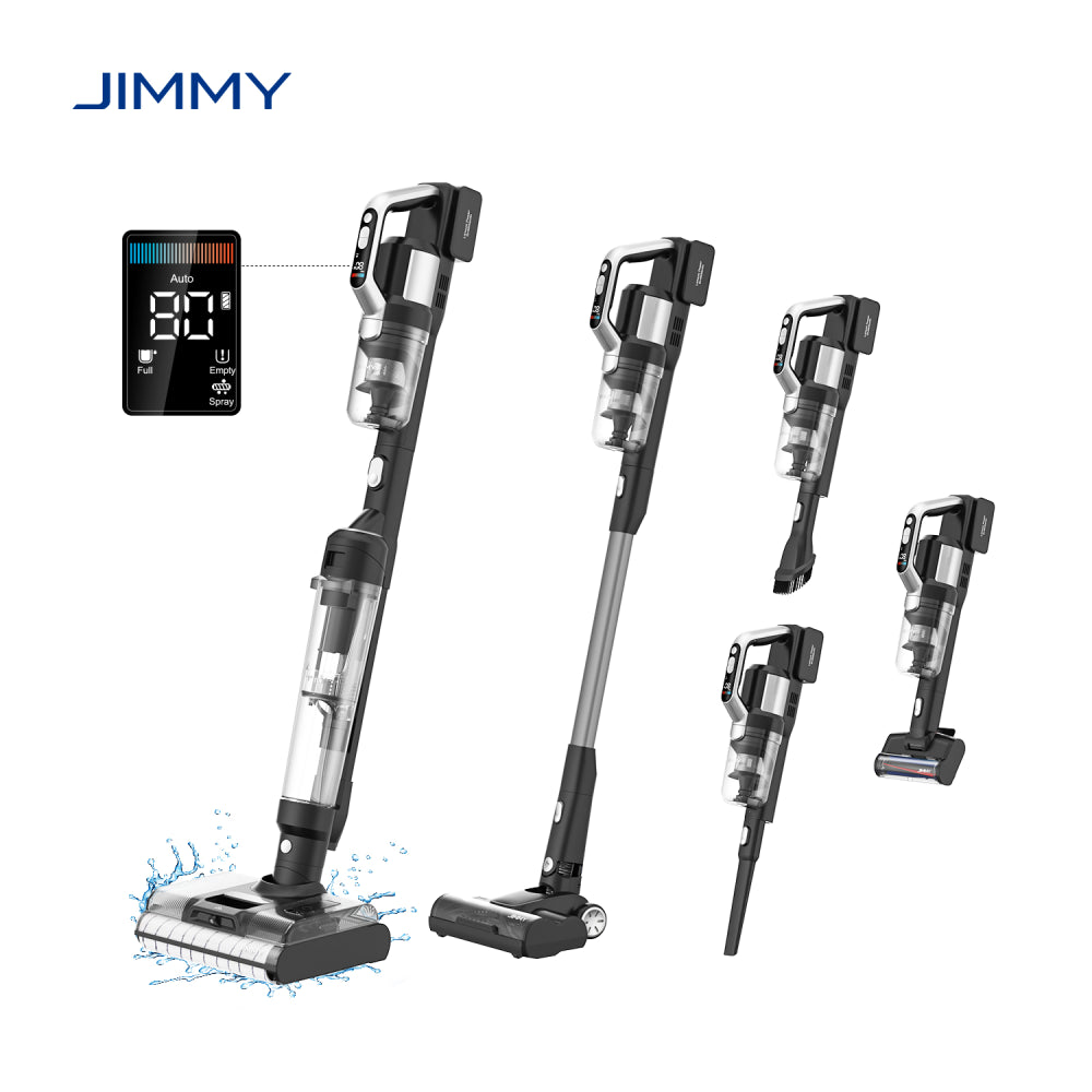 Jimmy | PW11 Pro Max-B | Cordless Vacuum Cleaner | Dry & Wet | 460 W | 21.6 V | 80 min | Black / Silver