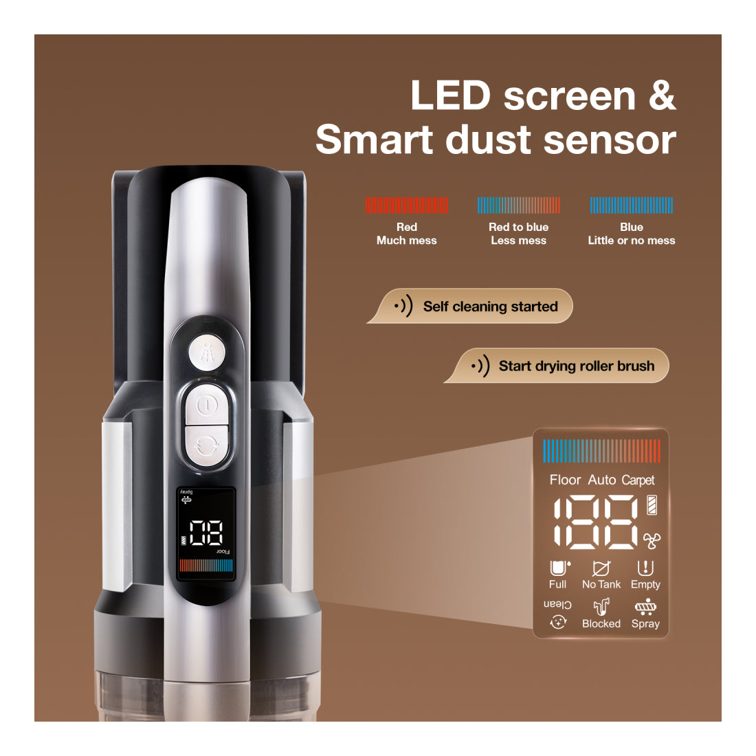 Jimmy | PW11 Pro Max-B | Cordless Vacuum Cleaner | Dry & Wet | 460 W | 21.6 V | 80 min | Black / Silver