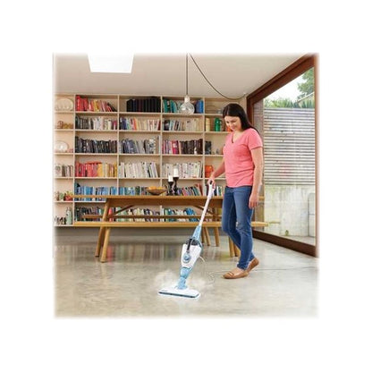 BLACK & DECKER | FSMH1321-QS | Steam Cleaner | 1300 W | 0.5 L | White / Aqua