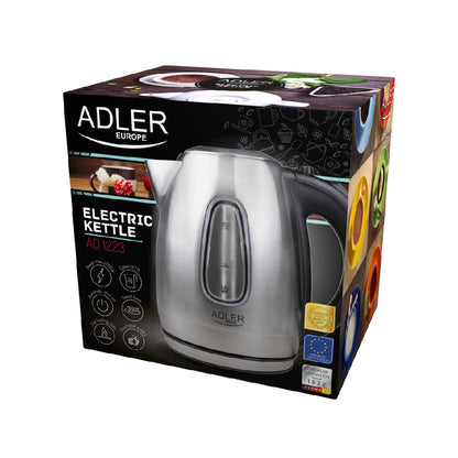 Adler | AD 1223 | Kettle | 2.2kW | 1.7L | Stainless steel