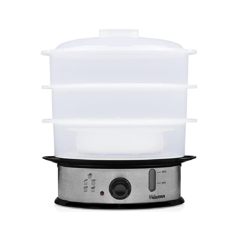 Tristar | VS-3914 | Steamer | 1.2kW | 11L | Timer | Silver