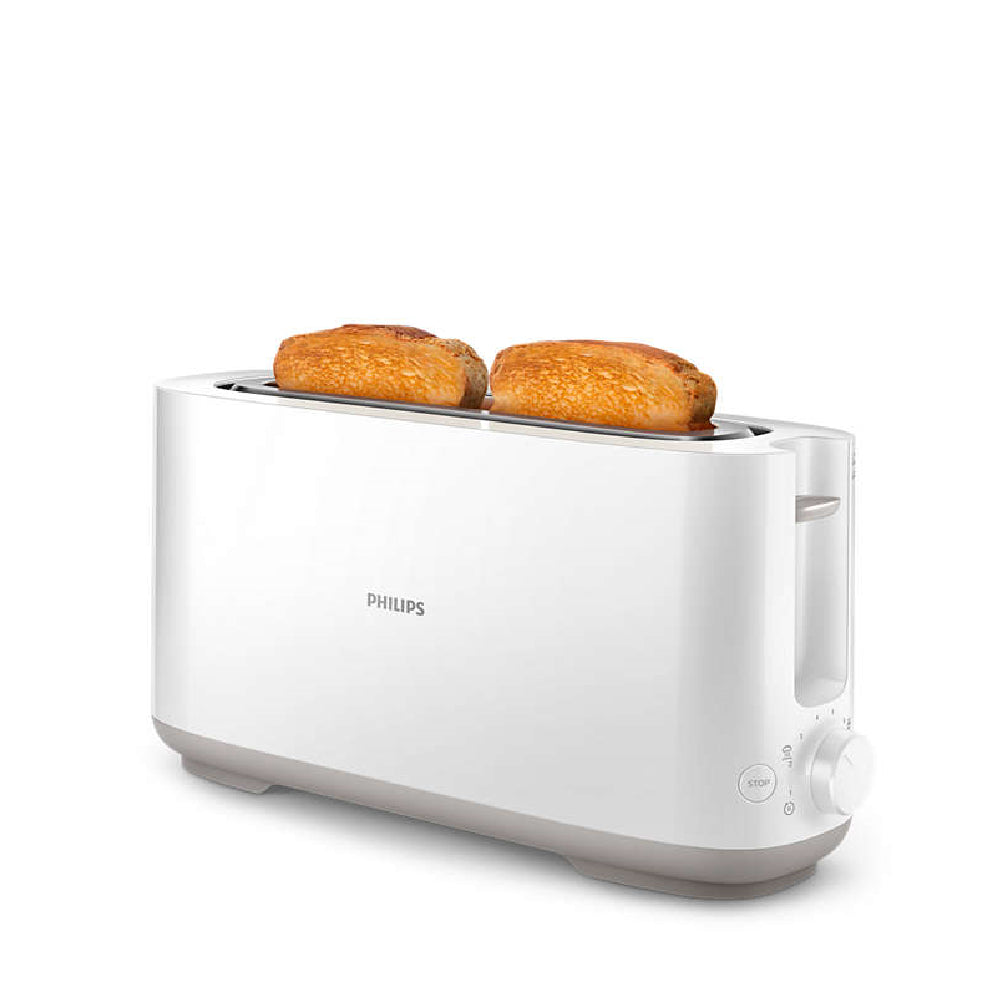 Philips | HD2590 | Toaster | 1030W | 1 Long Slot | White/Grey