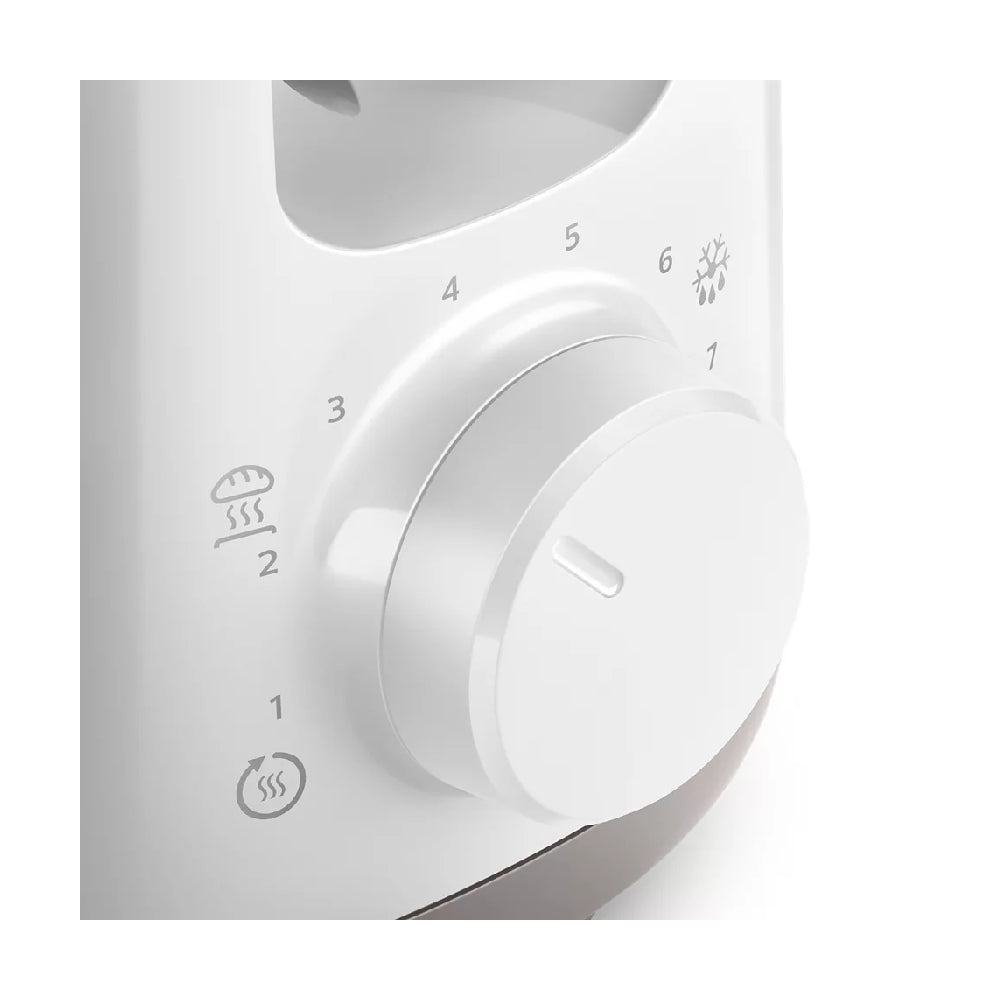 Philips | HD2590 | Toaster | 1030W | 1 Long Slot | White/Grey