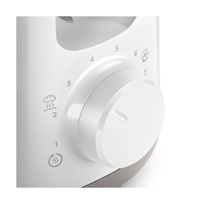 Philips | HD2590 | Toaster | 1030W | 1 Long Slot | White/Grey