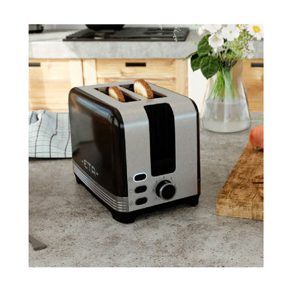 ETA | Storio 9166 90020 | Toaster | 930W | 2 Slices | Black/Silver