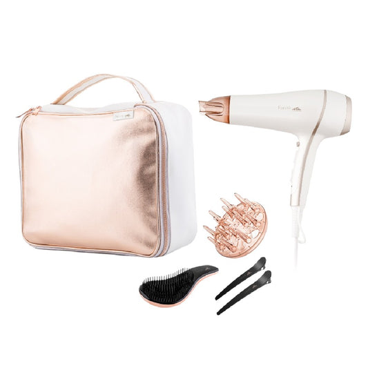 ETA | ETA732090010 Fenité | Hair Dryer Gift Set | 2400W | Ionic | White/Pink