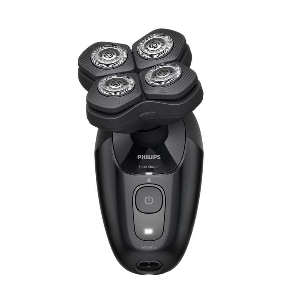 Philips | HS5980/15 | Pro 5000 Series Head Shaver | Wet & Dry | Lithium | Deep Black