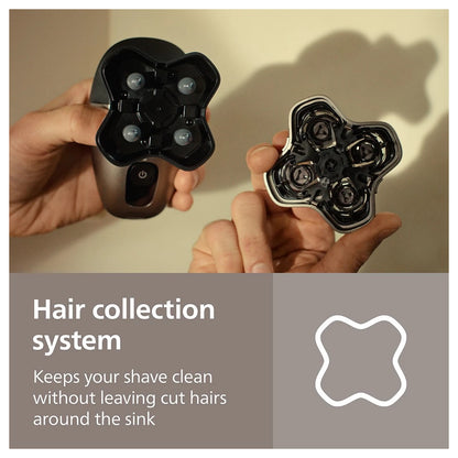 Philips | HS5980/15 | Pro 5000 Series Head Shaver | Wet & Dry | Lithium | Deep Black