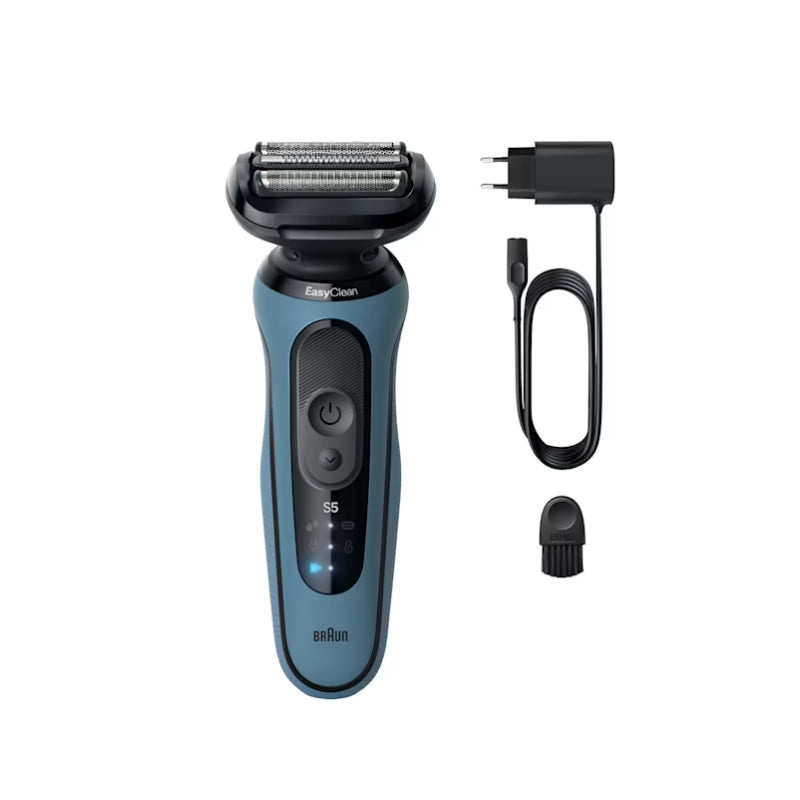 Braun | Series 5 52-A1000s | Shaver | Wet & Dry | Lithium-Ion | Blue / Black