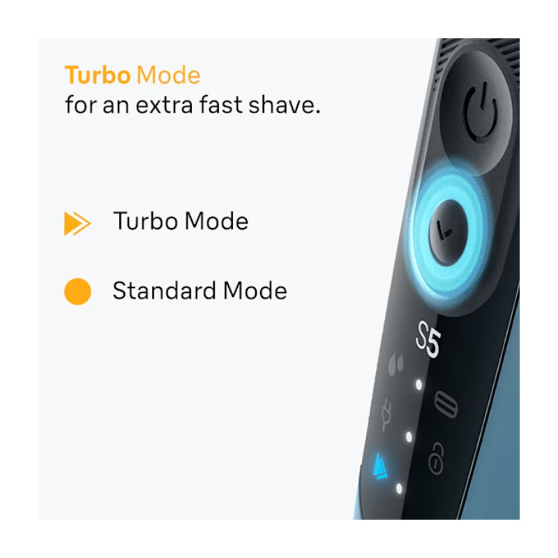 Braun | Series 5 52-A1000s | Shaver | Wet & Dry | Lithium-Ion | Blue / Black