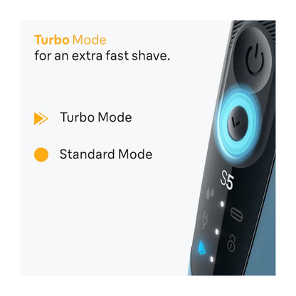 Braun | Series 5 52-A1000s | Shaver | Wet & Dry | Lithium-Ion | Blue / Black