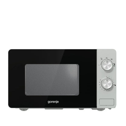 Gorenje | Microwave oven | MO17E1S | Freestanding | 17 L | 700 W | Black | Silver