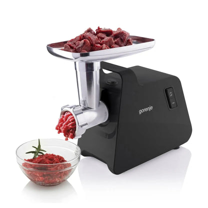 Gorenje | Meat grinder | MG2001SB | 2000 W | Throughput (kg/min) 2.6 | Black/Stainless Steel