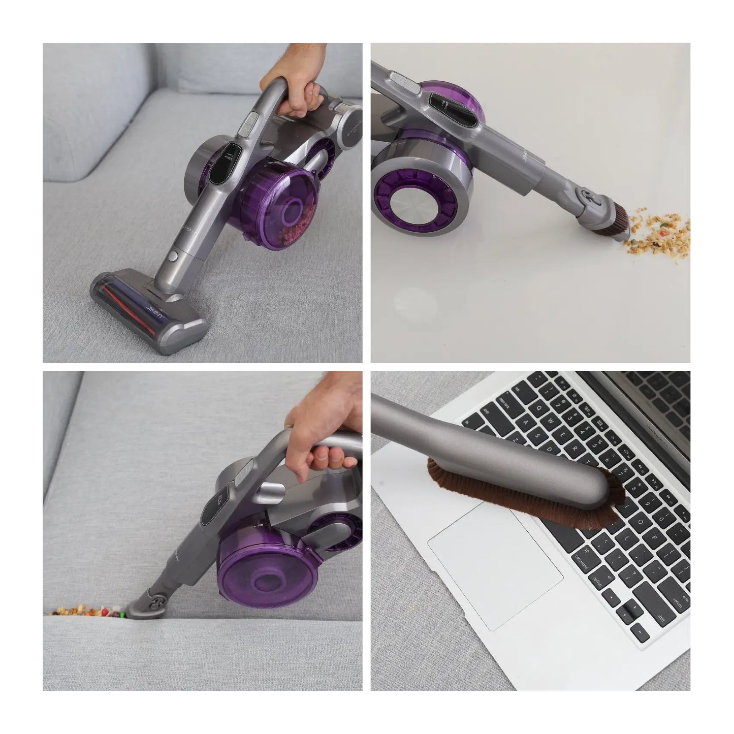 Jimmy | Vacuum cleaner - cordless | JV85 Pro | Stick/handheld | Dry | Grey | Purple