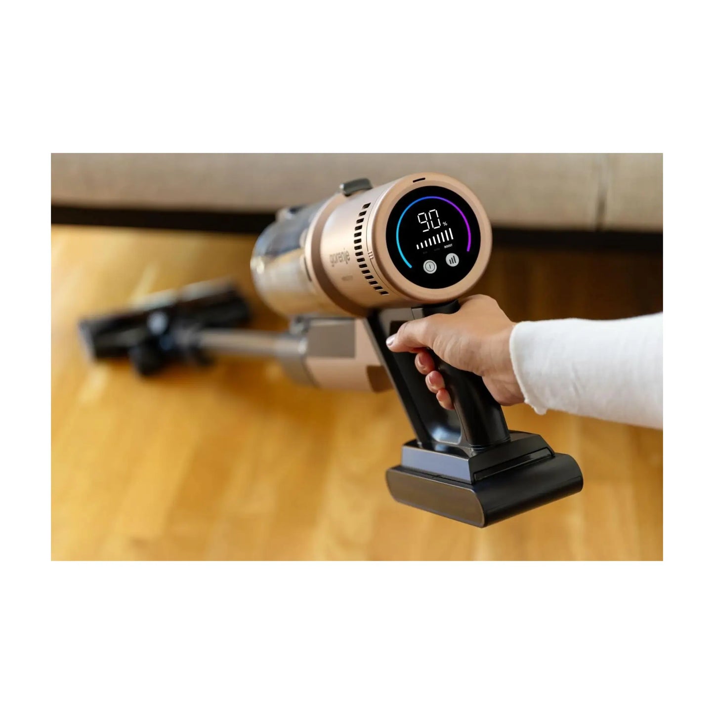 Gorenje | NEODEEP | Vacuum cleaner - cordless | SVC259449NDCO | Stick/handheld | Dry | Black | Gold