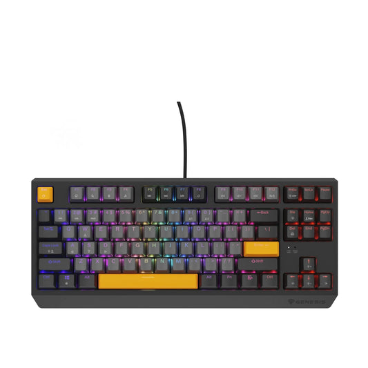 Genesis | Keyboard | THOR 230 | Wired | Backlit RGB | USB | Naval Blue Positive