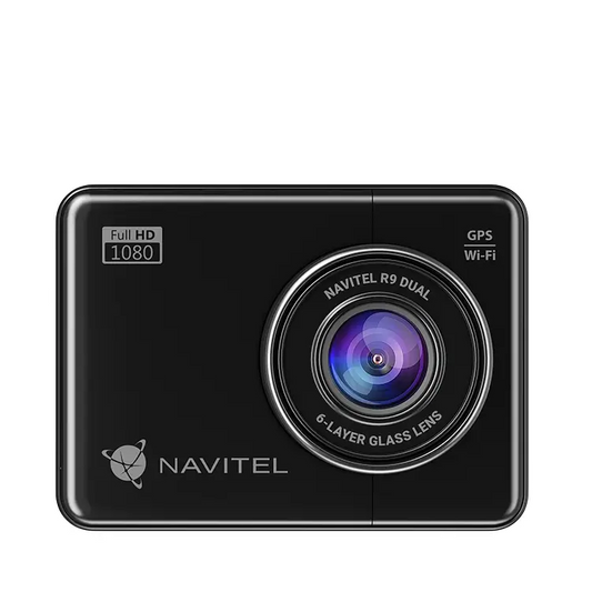 NAVITEL | Dashboard camera - 1080p | R9 DUAL | GPS | Wireless LAN