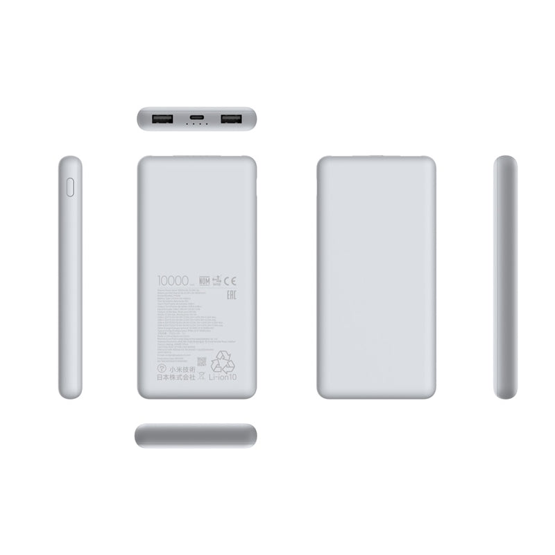 Xiaomi | Power Bank | 10000 mAh | 22W | USB-C + USB-A | Grey