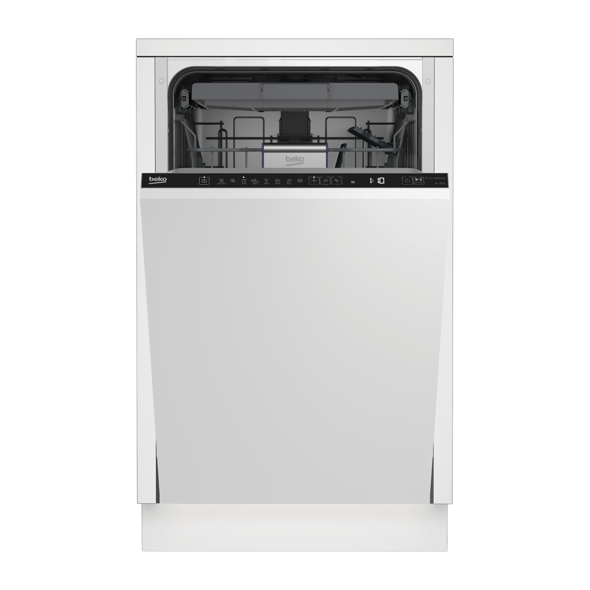 Beko | Dishwasher | DIS46120 | Fully Integrated | 45 cm | 11 Place Settings | Black