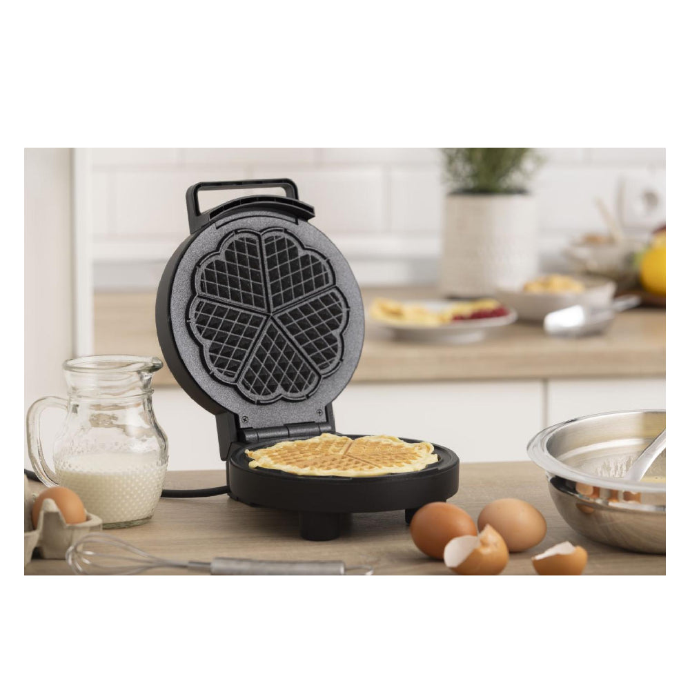 Gorenje | WM1000B | Waffle maker | 1000W | 5 Heart waffles | Black