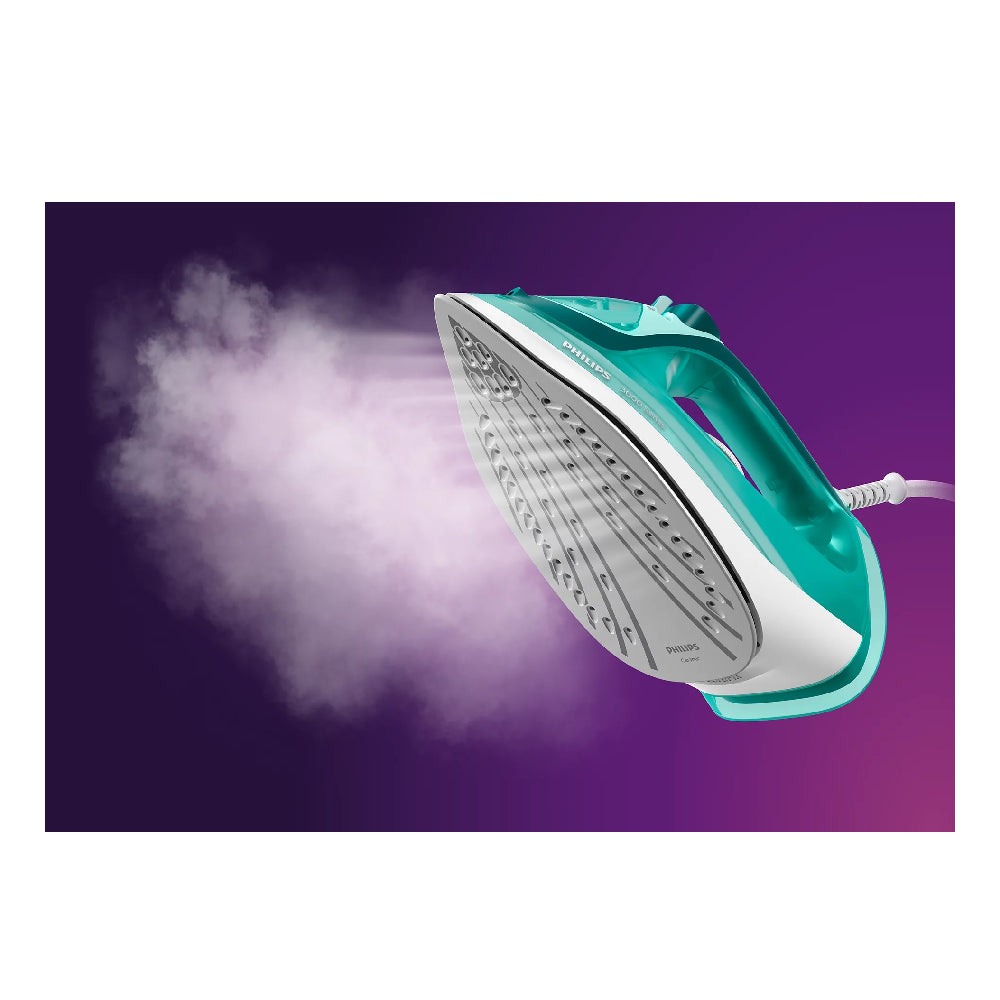 Philips | DST3030/70 | Steam Iron | 2400W | 40g/min | Ceramic | Green