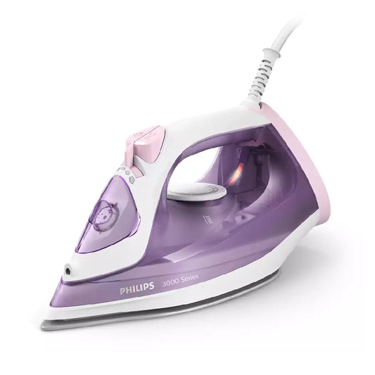 Philips | DST3010/30 3000 Series | Steam Iron | 2000W | 30g/min | Ceramic | Purple