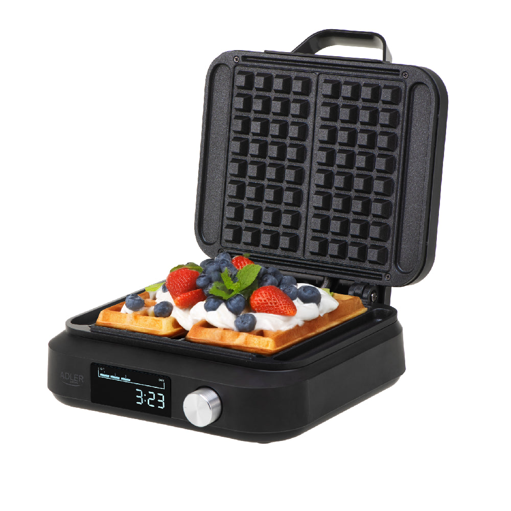 Adler | AD 3087 | Waffle maker | 1600W | 2 waffles | Black