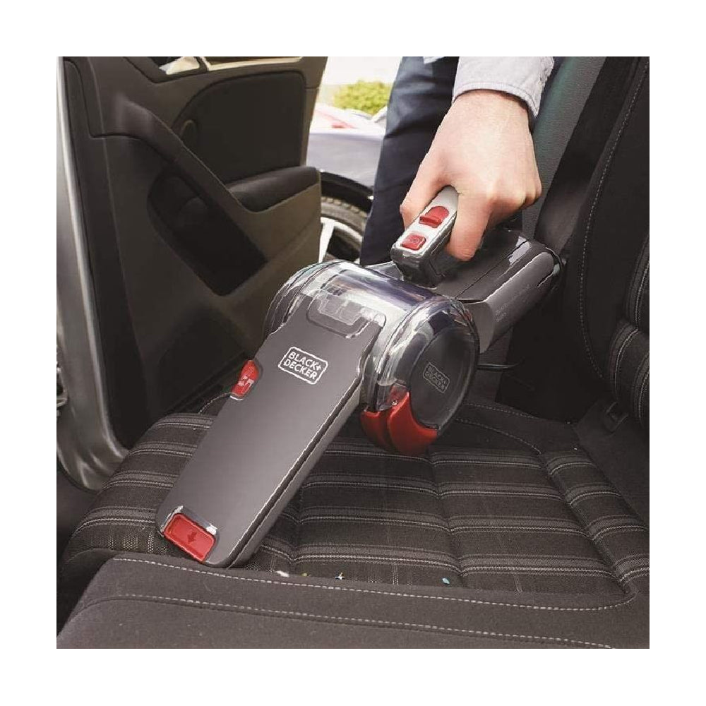 Black & Decker | PV1200AV-XJ | Vacuum cleaner | 12.5W | 12V | Grey/Red