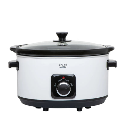Adler | Slow Cooker | AD 6413w | 290 W | 5.8 L | White